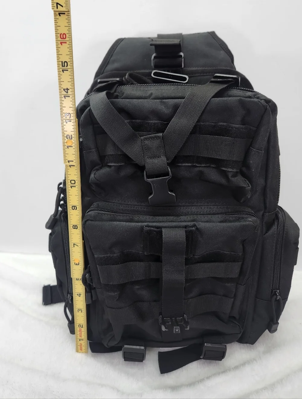 Black Tactical Sling Bag for Men - Rugged Everyday Carry
